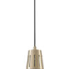 GTV-8068 KALIOPE 1*E27 IP20 Ø 18 cm pakabinamas juodas/auksinis šviestuvas