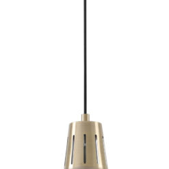 GTV-8068 KALIOPE 1*E27 IP20 Ø 18 cm pakabinamas juodas/auksinis šviestuvas