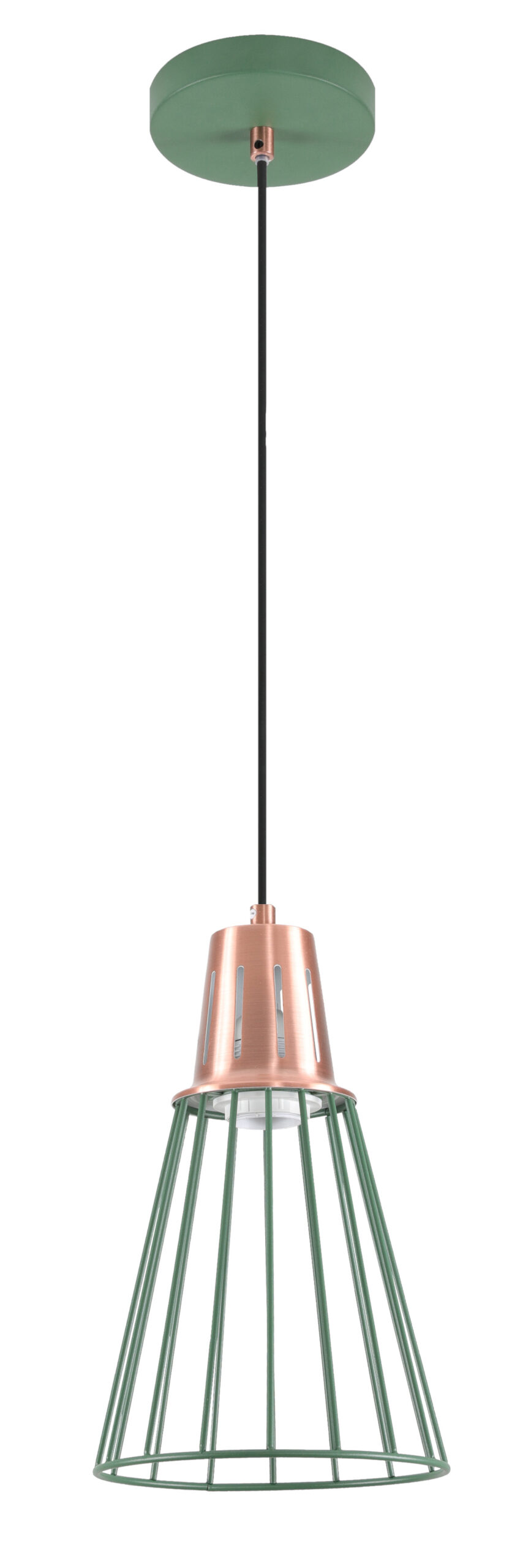 GTV-8044 KALIOPE 1*E27 IP20 Ø 18 cm pakabinamas žalias šviestuvas