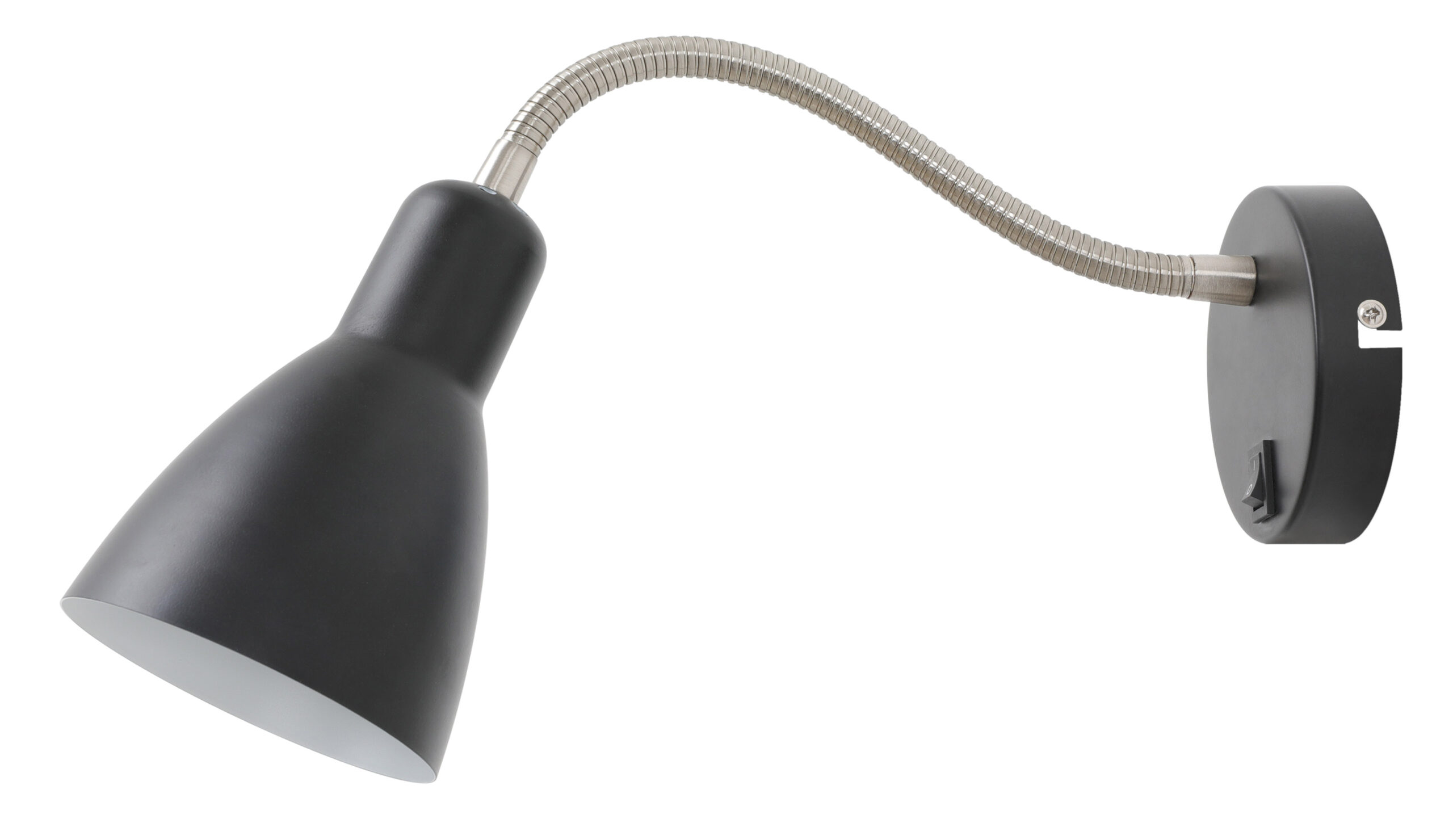 GTV-1860 ETORE 1*E27 IP20 Ø 11cm sieninis juodas šviestuvas