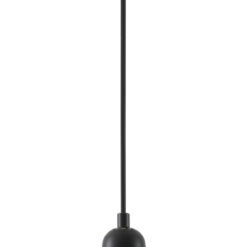 GTV-2072 ETORE L  1*E27 IP20 Ø 12,8cm pakabinamas juodas šviestuvas