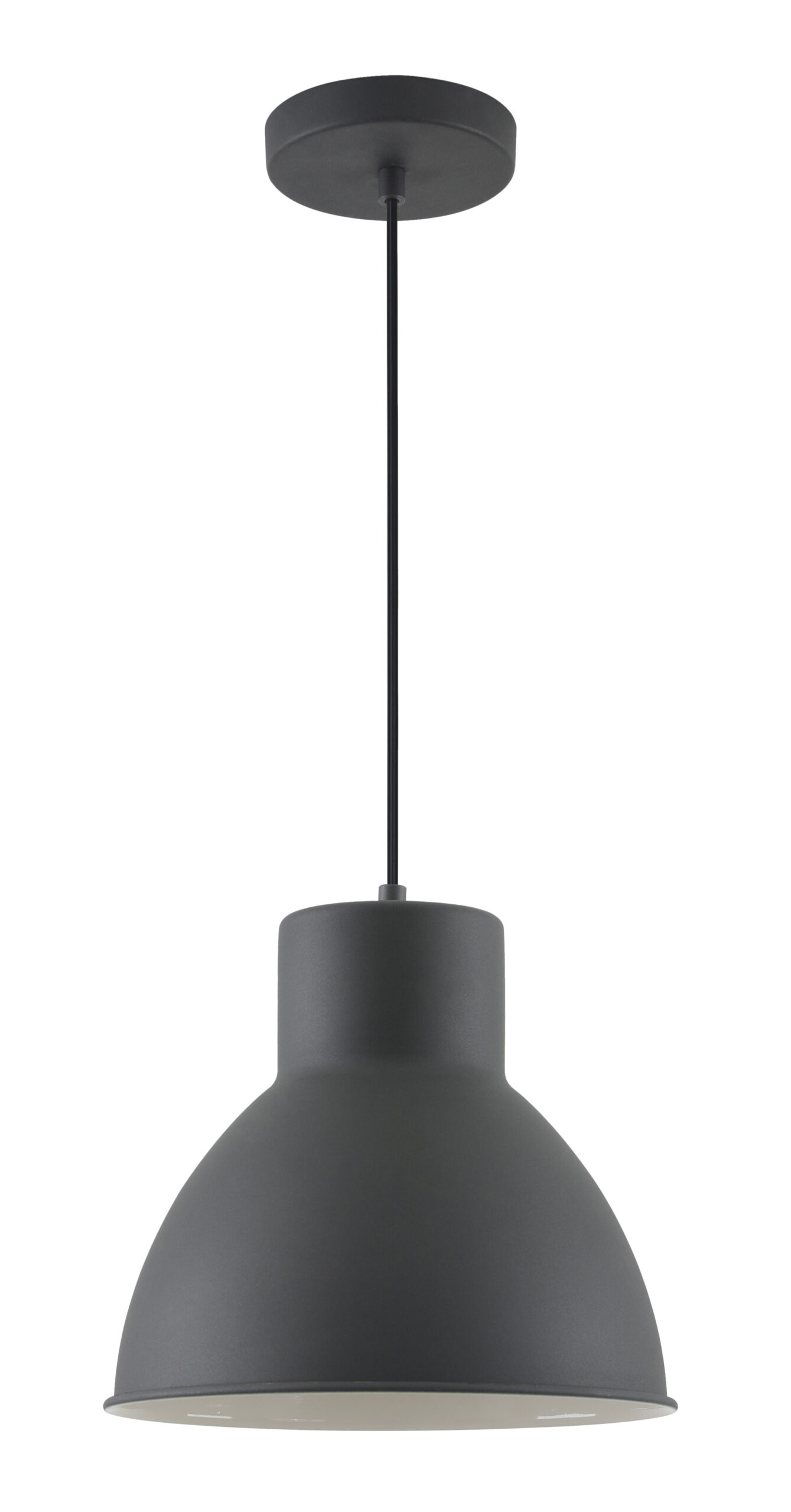 GTV-2119 DANTE 1*E27 IP20 Ø 27,5 cm pakabinamas juodas šviestuvas
