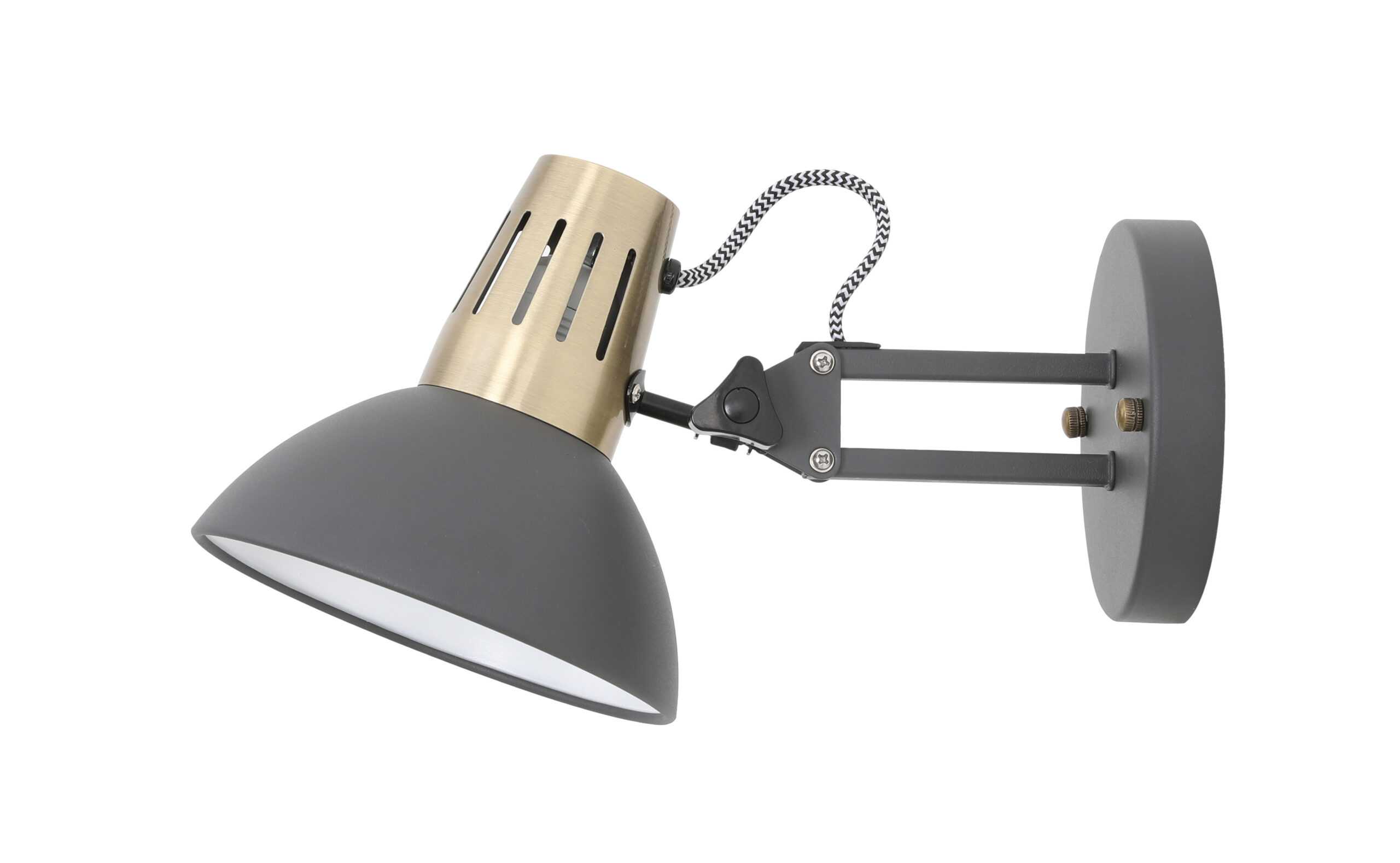 GTV-2195 ARTEMIA 1*E27 IP20 Ø 16,3cm sieninis juodas šviestuvas