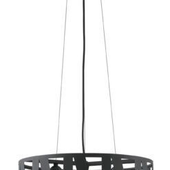 GTV-2638 MELODY  3*E27 IP20 Ø 40cm pakabinamas juodas šviestuvas