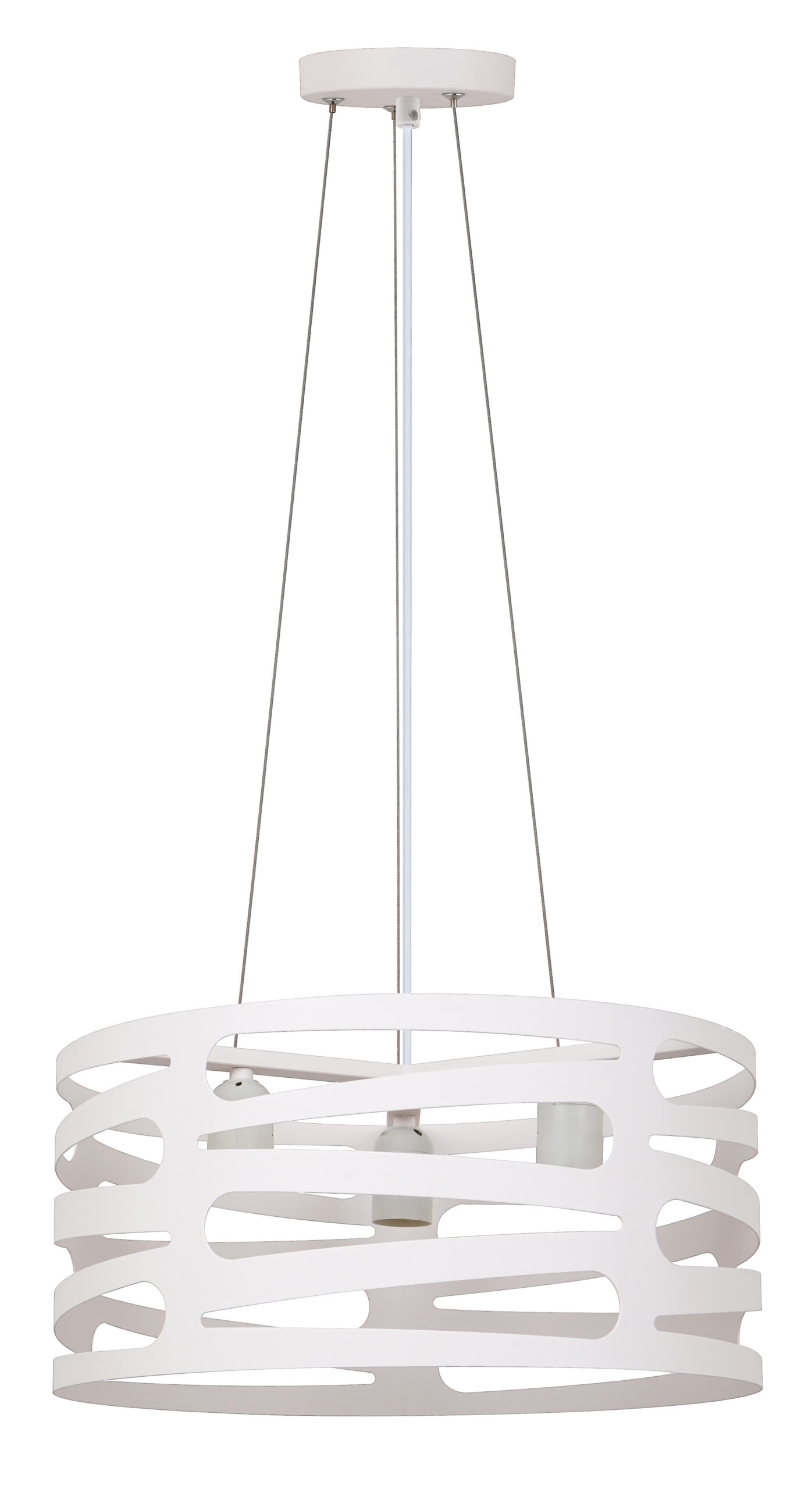 GTV-2782 MARISA 3*E27 IP20 Ø 40cm pakabinamas baltas šviestuvas