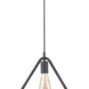 GTV-2621 GIJA 1*E27 IP20 38x10 cm pakabinamas juodas šviestuvas