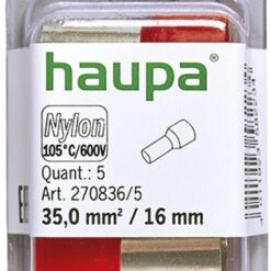 270836/5 antgalis 35mm2/16mm izoliuotas, raudonas  HAUPA