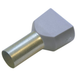 270780 antgalis dviems kabeliams TWIN 0.75mm2/8mm pilkas  HAUPA