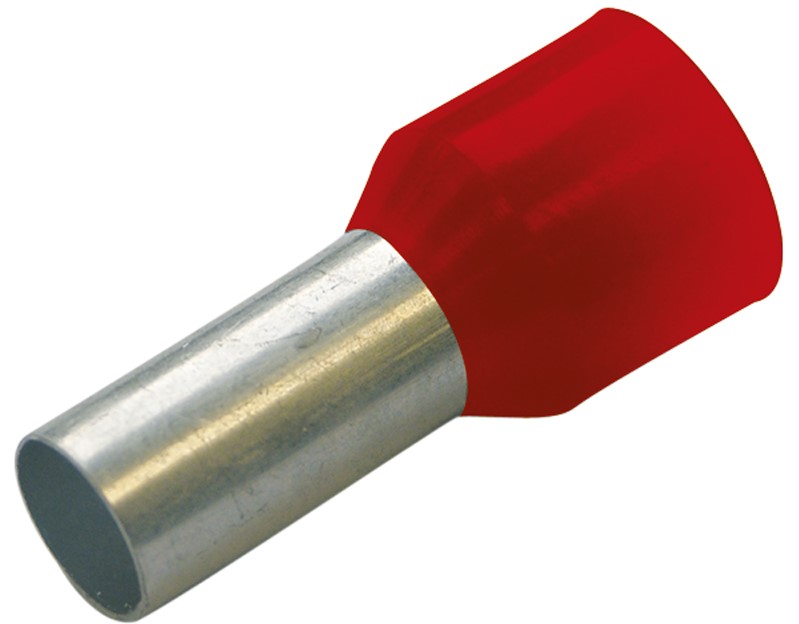 270804 antgalis 1mm2/8mm izoliuotas, raudonas HAUPA
