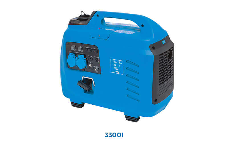 3300I Benzininis inverterinis generatorius su rankiniu paleidimu 3,3kVA/3kW 230V 50Hz