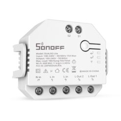 SONOFF DUAL R3 LITE  Išmanusis 2 kanalų jungiklis su apšvietimo ir variklio valdymo režimais