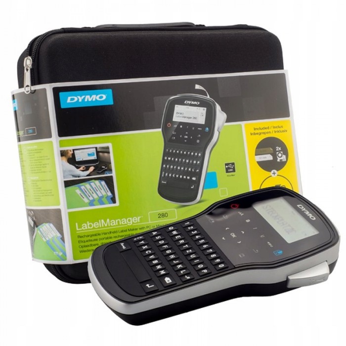 LabelManager 280P etikečių spausdintuvas lagamine (DYMO S0968940-CK)