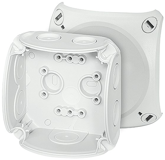 DK 0600 G Dėžutė 130x130x77mm IP66, pilka