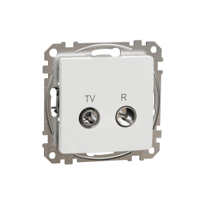 SDD111478R TV/R tarpinis lizdas 10dB, be rėmelio, baltos spalvos, Sedna Design