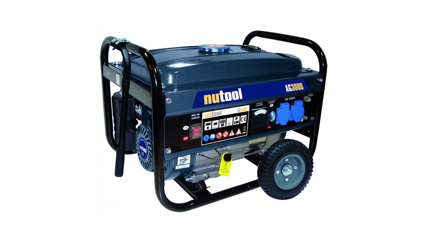 AG3000 Benzininis generatorius 2,8kW 230V 50Hz