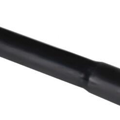 RSk 32 lygus PVC vamzdis išplatintu galu, juodas, atsparus UV