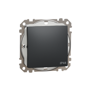 SDD214101 1 klavišo jungiklis be rėmelio, IP44, antracitas Sedna Design