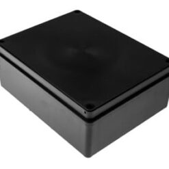 S-BOX516CZ Hermetinė instaliacinė dėžutė virštinkinė 240x190x90mm IP65, juoda, atspari UV