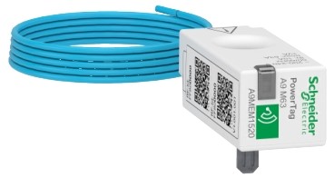 A9MEM1520 PowerTag energijos jutiklio modulis su laidu 1P 63A viršus/apačia