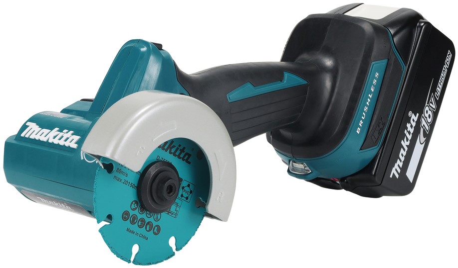 DMC300 Akumuliatorinis kompaktiškas kampinis šlifuoklis be akum. 18V 76mm 20000 min⁻¹
