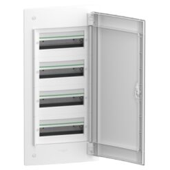 LVSXE413 PrismaSeT XS p/t skydas 52mod.4x13 IP40, baltos durelės