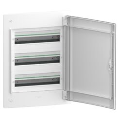 LVSXE318 PrismaSeT XS p/t skydas 54mod.3x18 IP40, baltos durelės