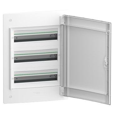 LVSXE318 PrismaSeT XS p/t skydas 54mod.3x18 IP40, baltos durelės