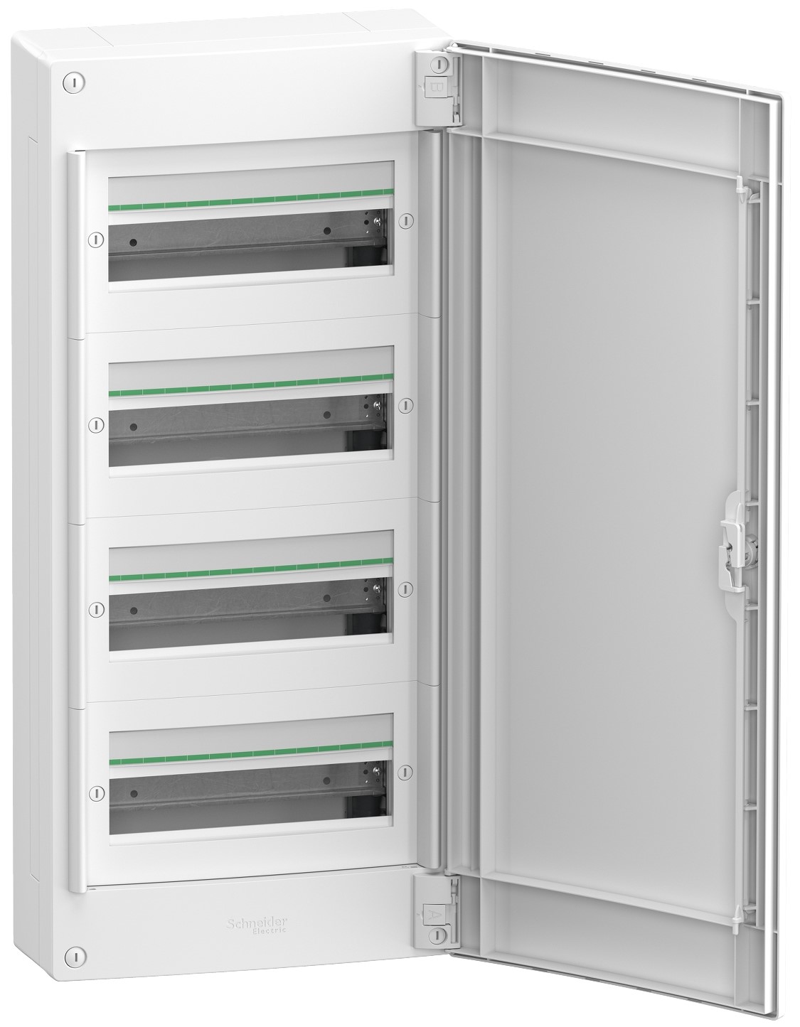 LVSXL413 PrismaSeT XS v/t skydas 52mod.4x13 IP40, baltos durelės