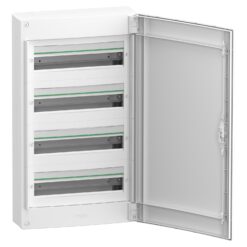 LVSXL418 PrismaSeT XS v/t skydas 72mod.4x18 IP40, baltos durelės