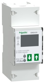 A9MEM2435 iEM2435 Modulinis elektros energijos skaitiklis 1P+N 100A M-Bus Tiesioginio jungimo