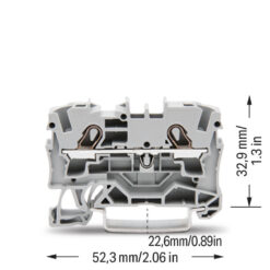 Alternative view of 2004-1201 rinklė 2x4(6)mm2 pilka