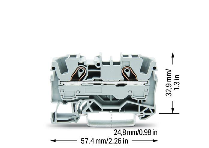 2006-1201 rinklė 2x6(10)mm2 pilka - Image 2