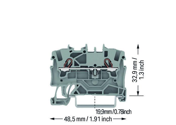 2001-1201 rinklė 2x1.5(2.5)mm2 pilka - Image 2