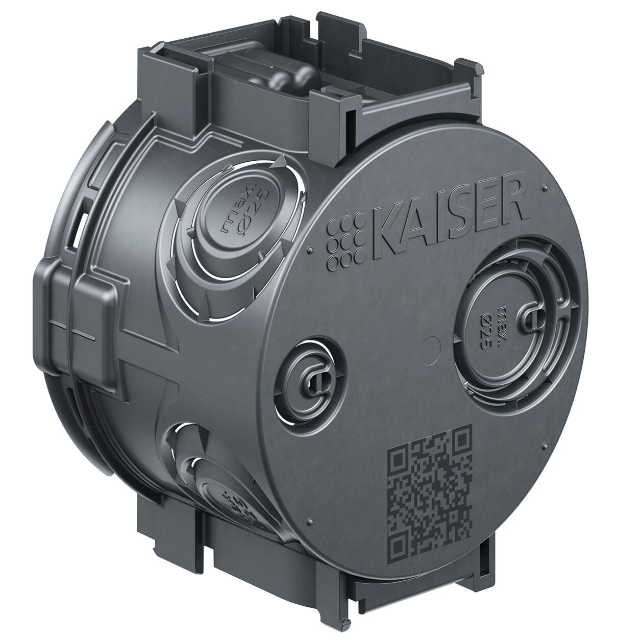 1055-04 Potinkinė dėžutė D-60mm, H-46mm sujungiama KAISER - Image 2