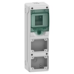 13176 KAEDRA MINI paskirstymo skydelis 4-modulių 2-angos 65x85mm IP65