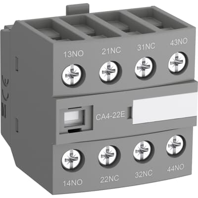 1SBN010140R1022 - CA4-22E papildomas kontaktas 2NA+2NU AF26-AF38 kontaktoriams