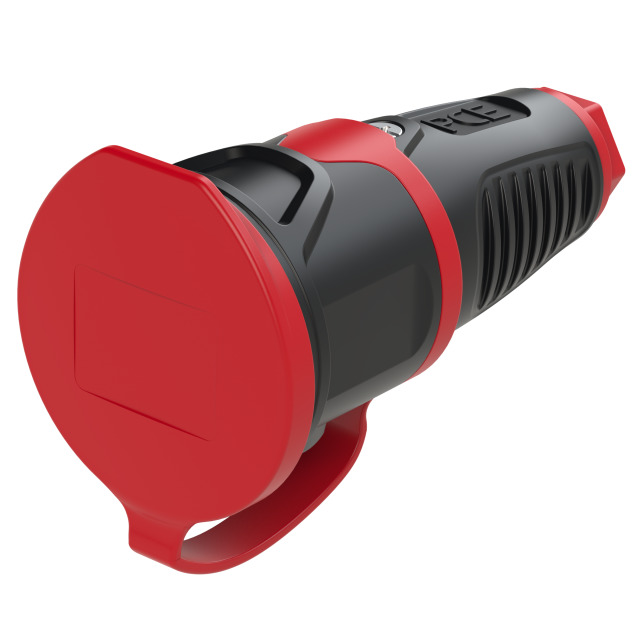 2511-sr Pernešamas kištukinis lizdas guminis 16A 250V IP54 - Image 2