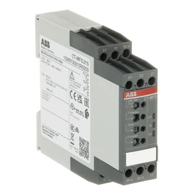 1SVR730010R0200 - CT-MFS.21 relė multifunkcinė laiko relė 10 funkcijų 24-240Vac/Vdc 2C/O 0.05s-300val