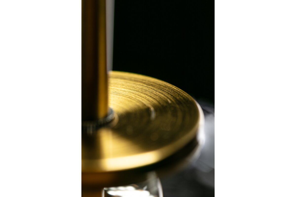 GTV-8037 GIGLAS 2 1*E27 IP20 Ø 18 cm pakabinamas auksinis šviestuvas - Image 2