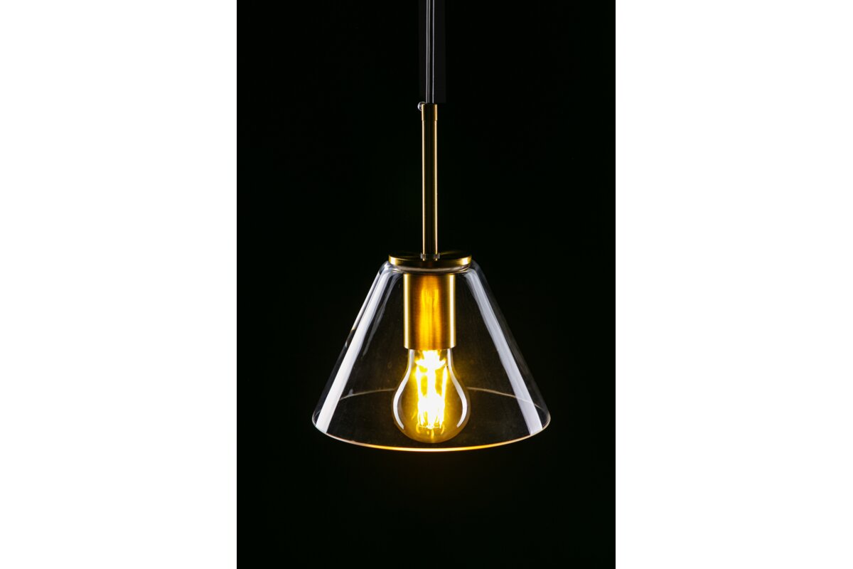 GTV-8037 GIGLAS 2 1*E27 IP20 Ø 18 cm pakabinamas auksinis šviestuvas - Image 4