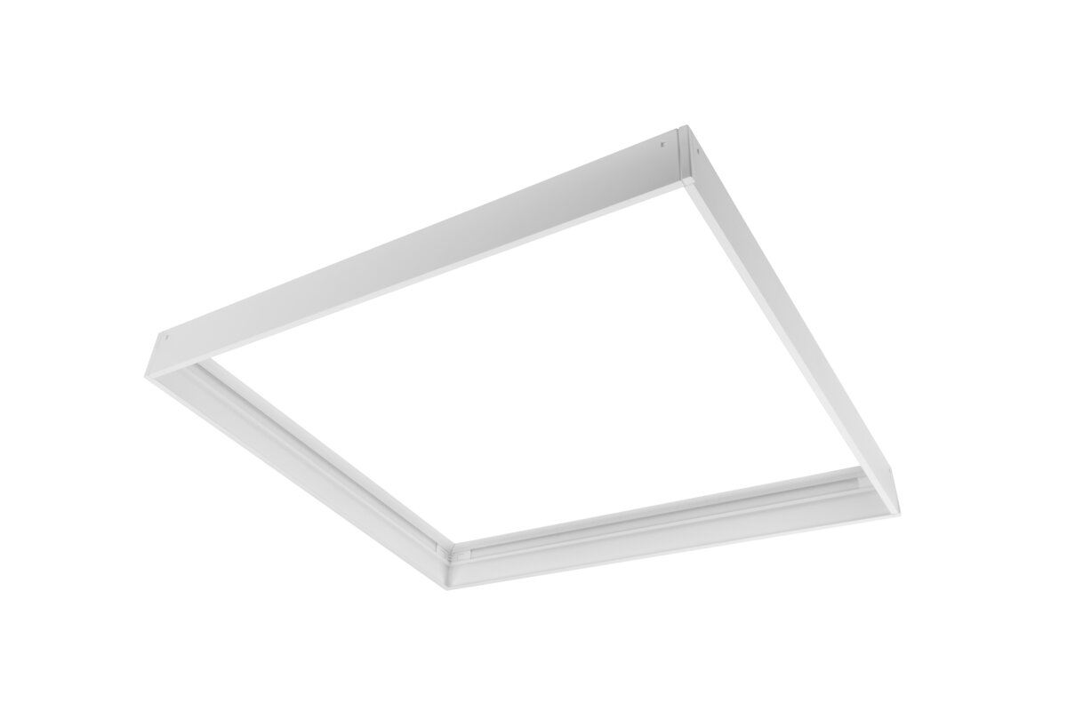 GT-RMBK60X60-00 Virštinkinio montavimo rėmas ARGO ir MODULAR panelėms 60x60cm aliuminis, baltas - Image 2