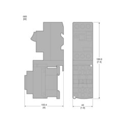 Alternative view of GV2-AF3 gnybtas GV2/LC1-D