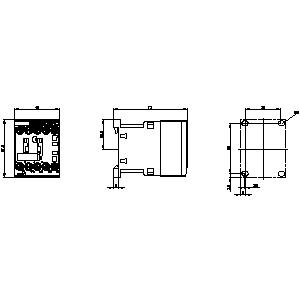3RT20151AP01 Kontaktorius 3kW 3polis 230VAC 1NO - Image 4