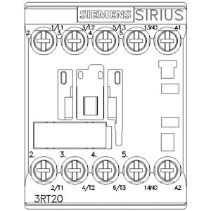 3RT20151AP01 Kontaktorius 3kW 3polis 230VAC 1NO - Image 5