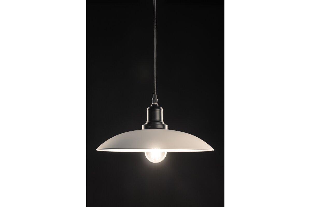 GTV-4499 HORIZON 1*E27 IP20 Ø 32 cm pakabinamas baltas šviestuvas - Image 2