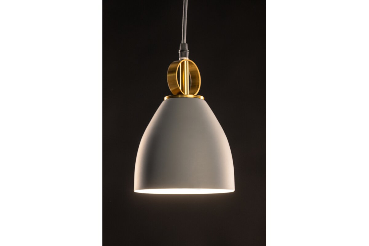 GTV-3321 KERALA 1*E27 IP20 Ø 16 cm pakabinamas pilkas šviestuvas - Image 2