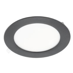 ORIS PLUS 7W 4000K 560lm IP20/IP44 šviestuvas juodas p/t 3 metai garantija