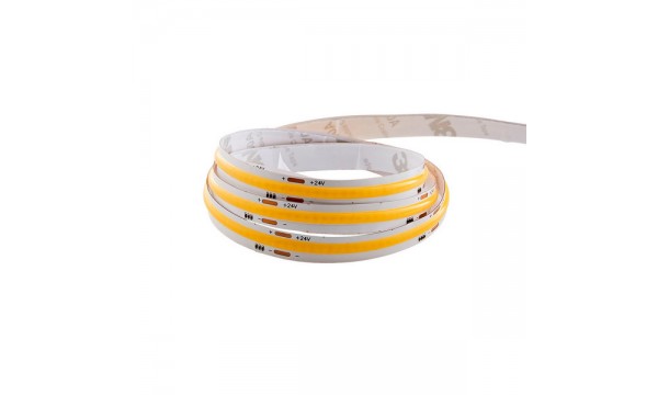 S-12W1-C-4-M LED juosta COB 12W 3000K 10mm 512Led/m 100lm/W 24V CRI90 31,25mm cut M - Image 2