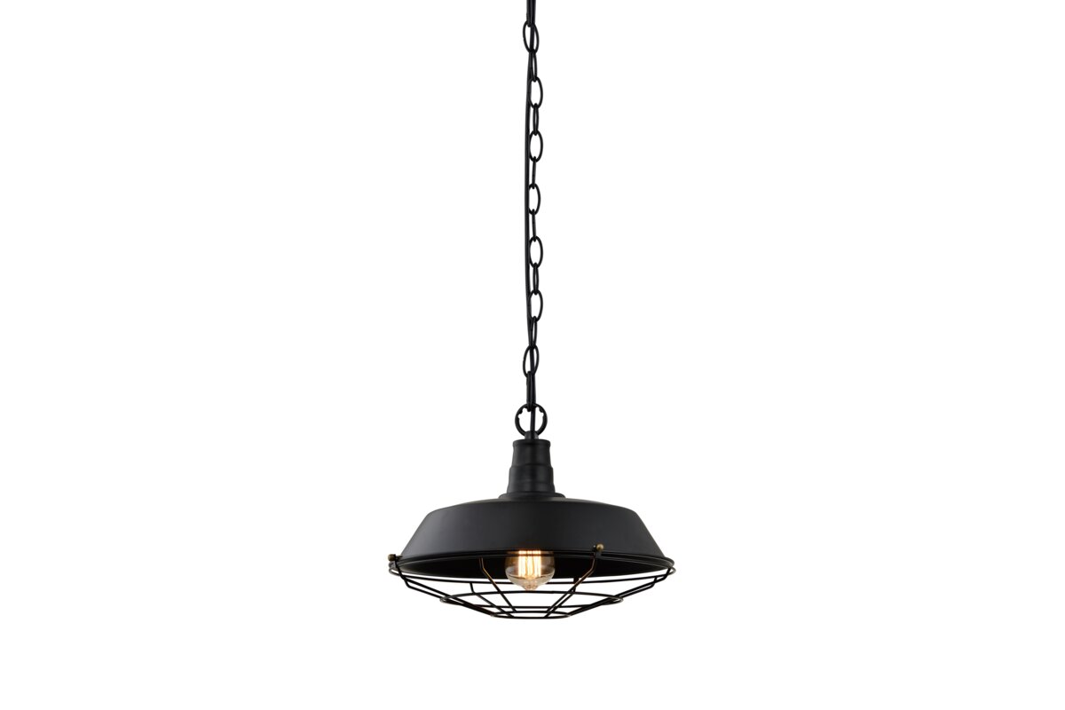 GTV-2295 LARS 2 1*E27 IP20 Ø 36 cm pakabinamas juodas šviestuvas