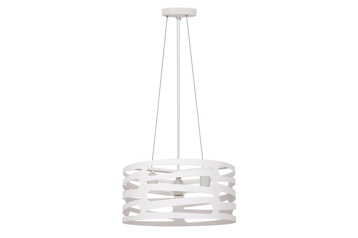 GTV-2607 MARISA 3*E27 IP20 Ø 40cm pakabinamas pilkas šviestuvas